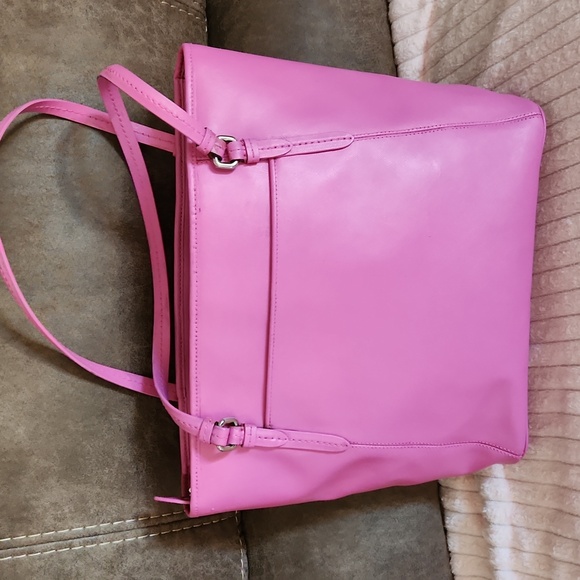 Coach hot pink tote - Picture 4 of 8